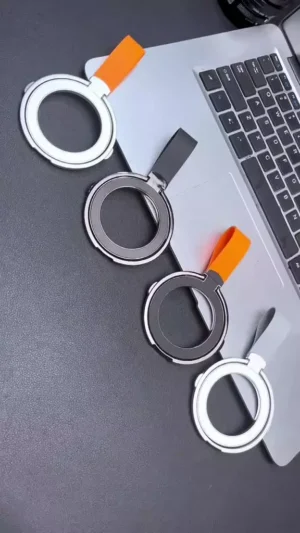 Magnetic Cell Phone Ring Holder Compatible with IPhone Series Removable Cell Phone Grip Kickstand