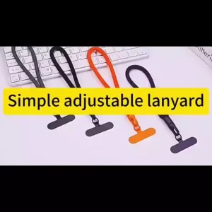 Adjustable Mobile Phone Lanyard Strap Clip with AutoLocking Feature for Security and Convenience