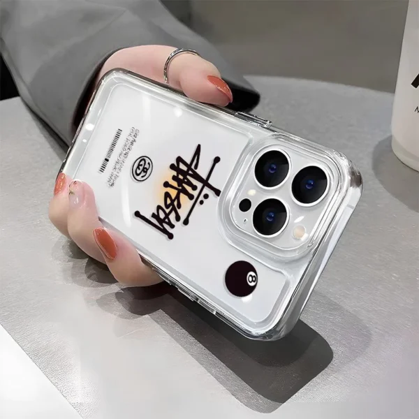 Fashion Label Case iPhone TPU Soft Transparent