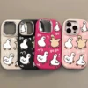 Hand Drawn Fun Little White Duck Phone Case Compatible for Iphone