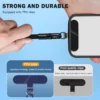 Adjustable Mobile Phone Lanyard Strap Clip with AutoLocking Feature for Security and Convenience