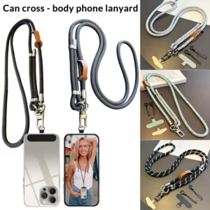 Universal Crossbody Phone Strap Adjustable and Durable for Everyday Use