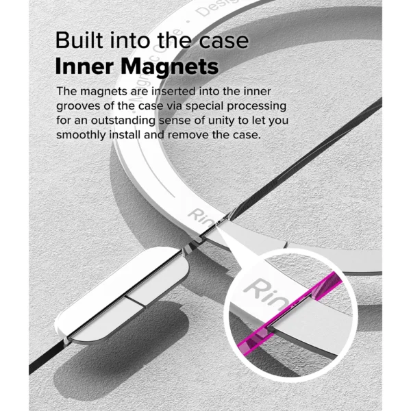 Fusion Magnetic for Galaxy S24 FE Clear Scratch Resistant Protective Cover Case